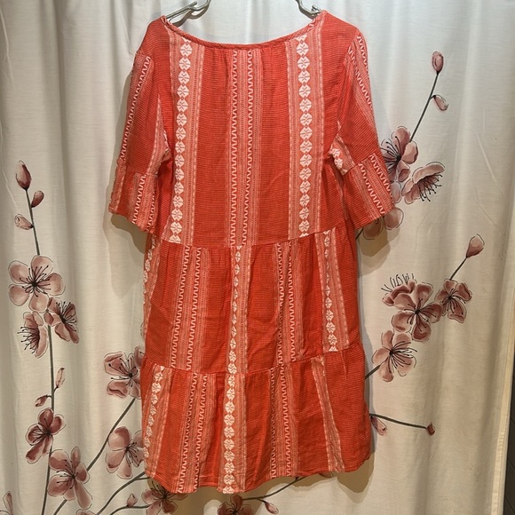 DYLAN by True Grit Red Boho Women's Dress Size XS (Would fit small) - Picture 6 of 7